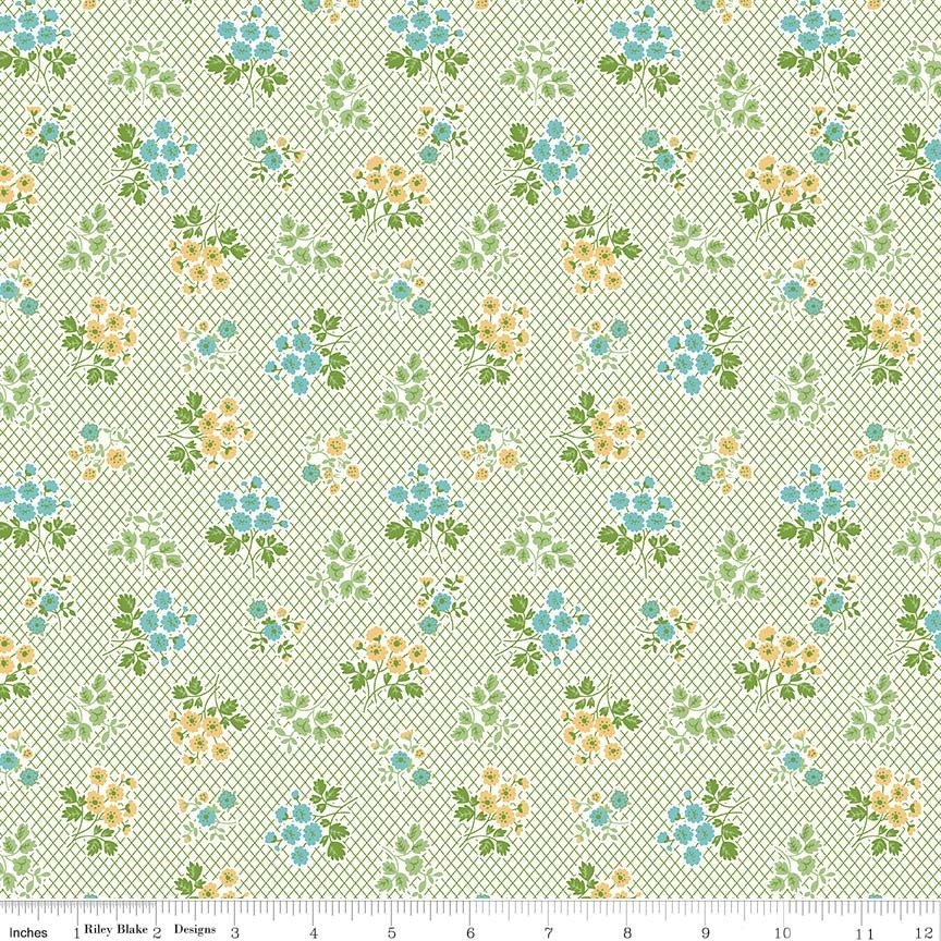 Granny Chic Bouquet Green