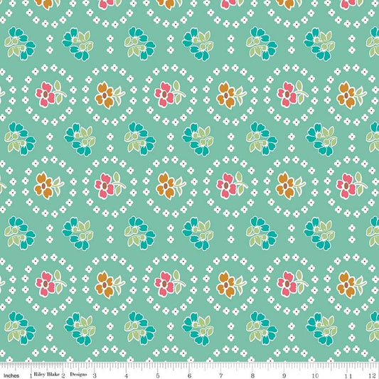 Fat Quarter Granny Chic 
C8518-Teal