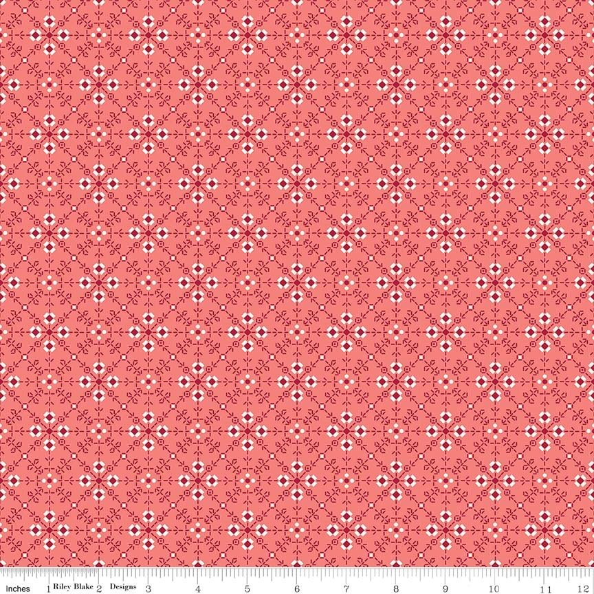 Granny Chic Stitches Pink