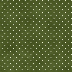 Swiss dot dark green with white dots