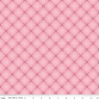 English Rose Pink Diamonds  Fat Quarters 0675