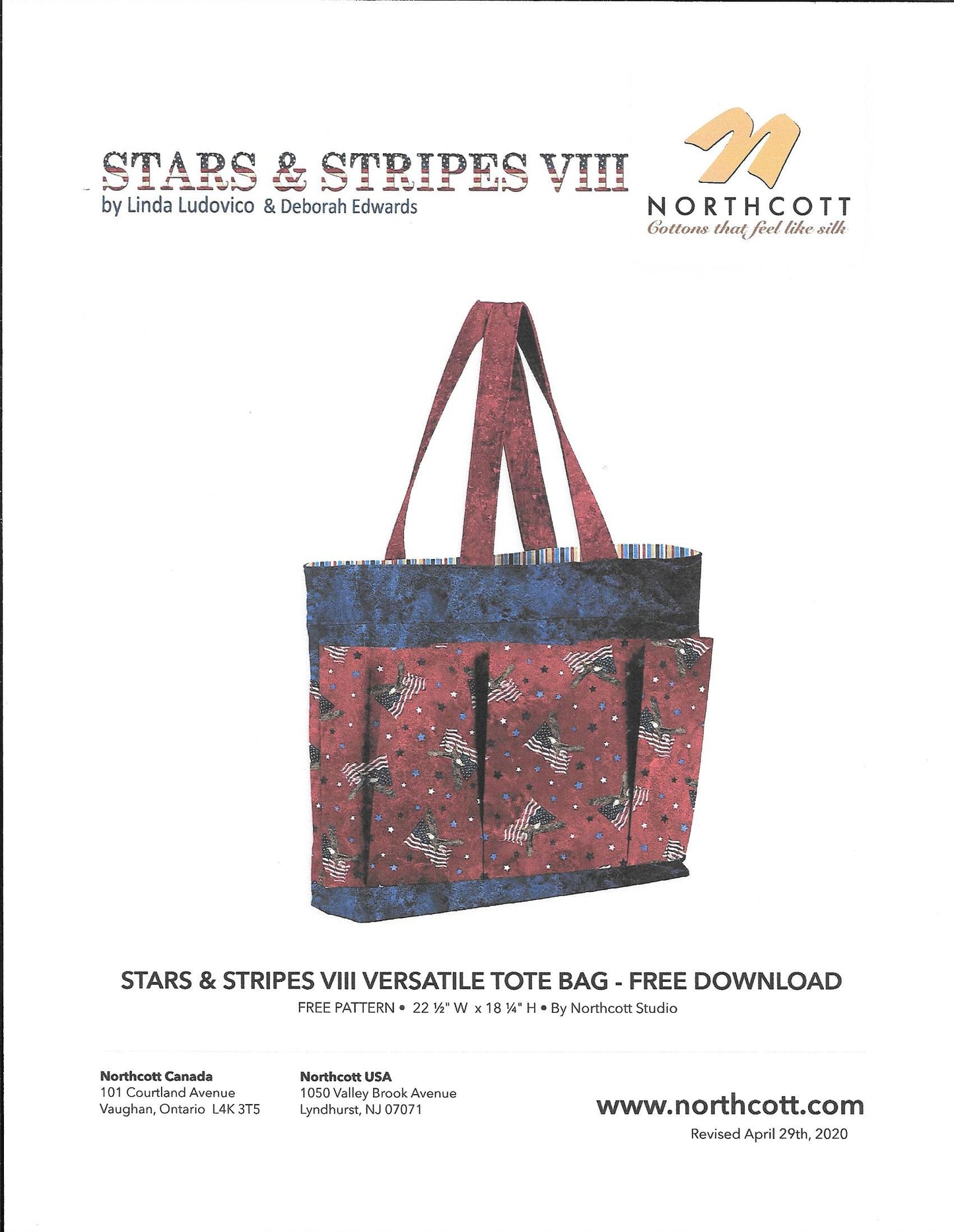 Versatile Totes Pattern Free Download