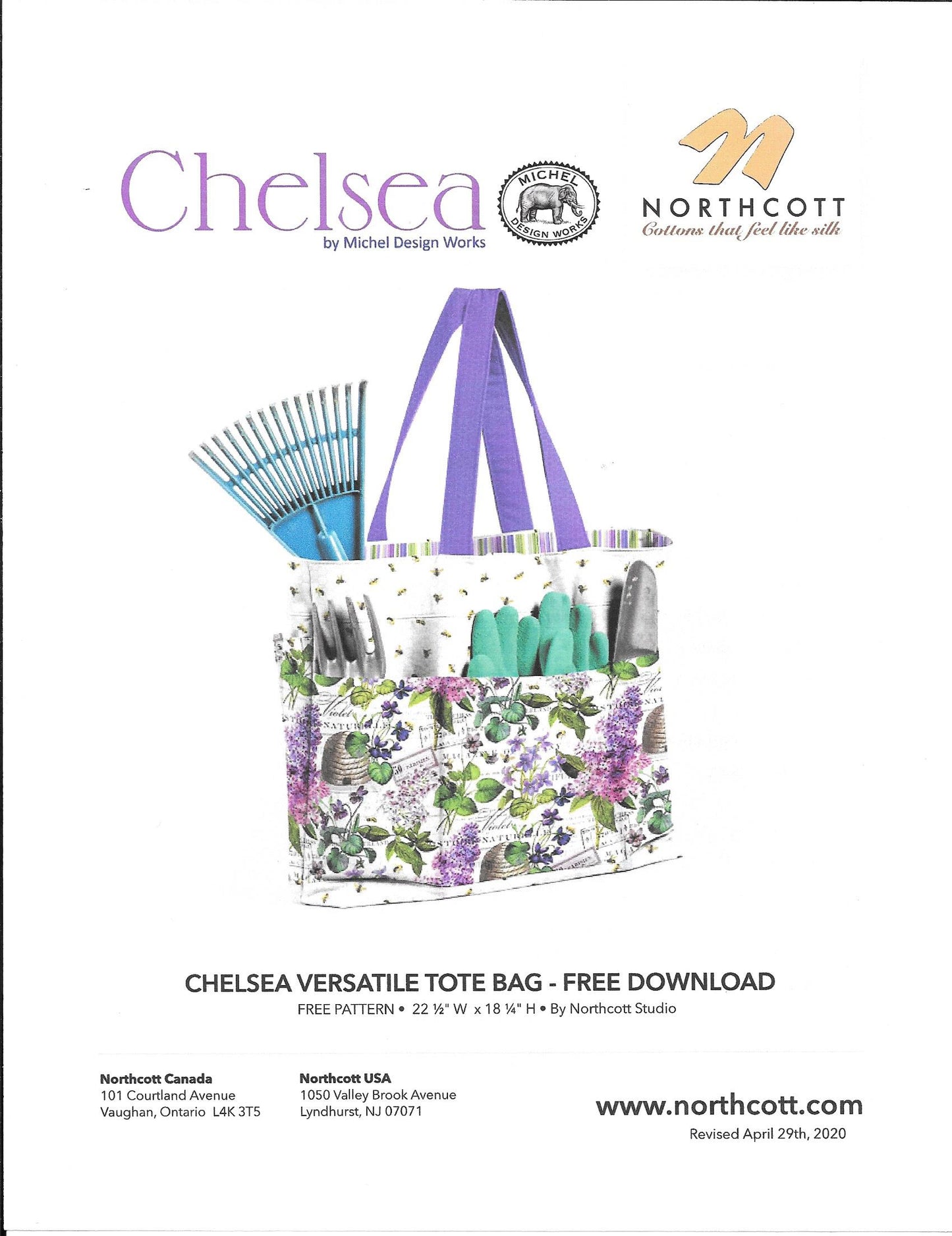 Versatile Totes Pattern Free Download