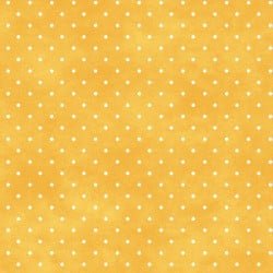 Swiss dot orange with white dots