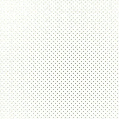 Swiss dot green circle dots on white Riley Blake