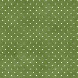Swiss dot light green with white dots