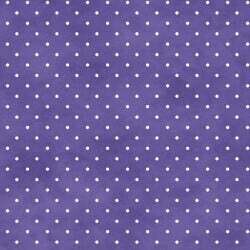 Swiss dot purple with white dots