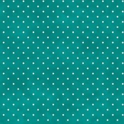 Swiss dot teal with white dots