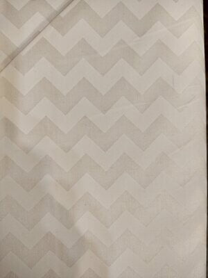 White on White Chevron Medium-sized Riley Blake