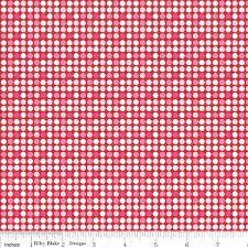 Christmas Basics Red, Pink, White dots