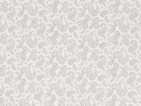 Circa 1800's Paisley Gray/White