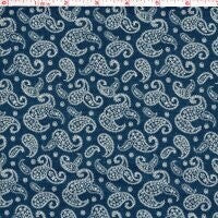 Circa 1800's Paisley Tan/Blue