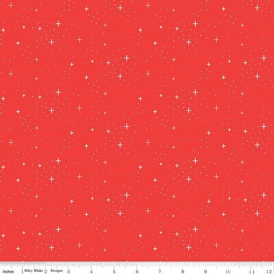 Flannel Stars Red