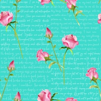 Love Letters  Roses on Words