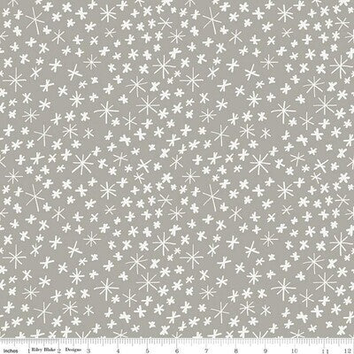 Nice Ice Baby Snowflakes Gray