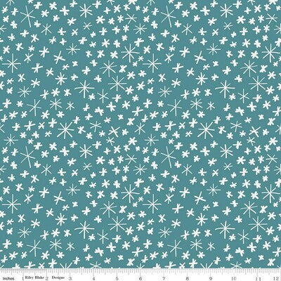 Nice Ice Baby Snowflakes Teal