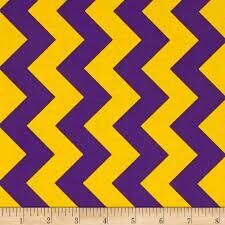 Purple and Gold Chevron