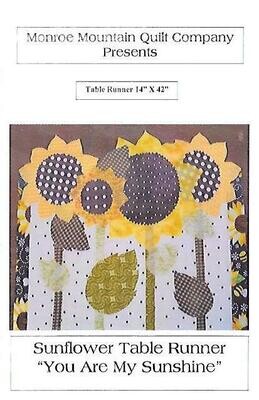 Sunflower Table Runner "You are my Sunshine"2